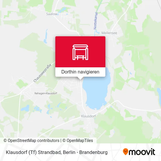 Klausdorf (Tf) Strandbad Karte