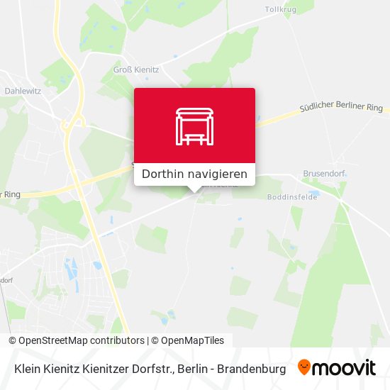 Klein Kienitz Kienitzer Dorfstr. Karte