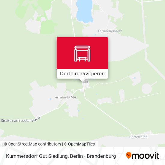 Kummersdorf Gut Siedlung Karte