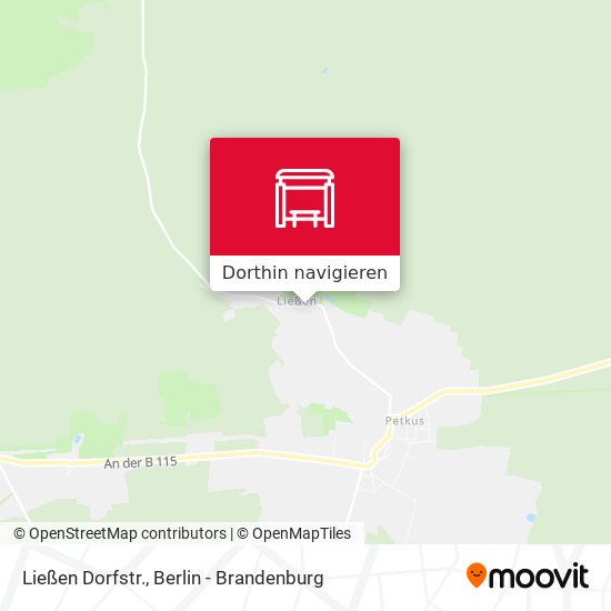 Ließen Dorfstr. Karte