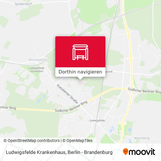 Ludwigsfelde Krankenhaus Karte
