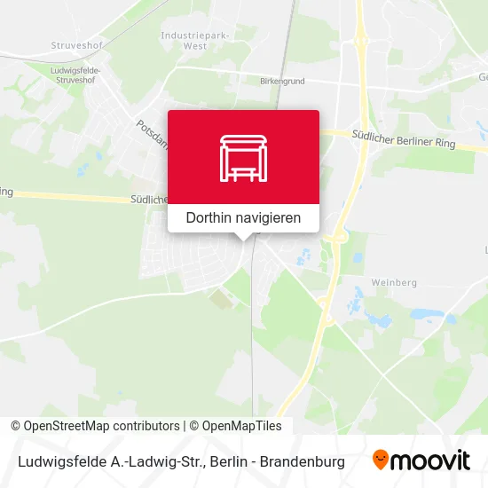 Ludwigsfelde A.-Ladwig-Str. Karte