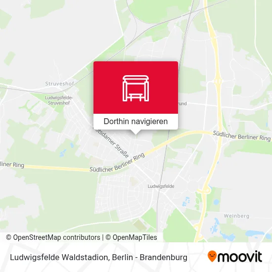 Ludwigsfelde Waldstadion Karte