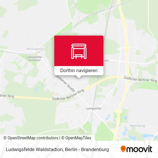 Ludwigsfelde Waldstadion Karte