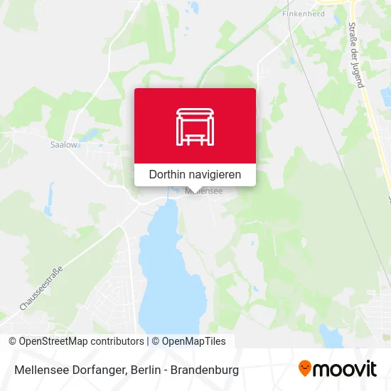 Mellensee Dorfanger Karte