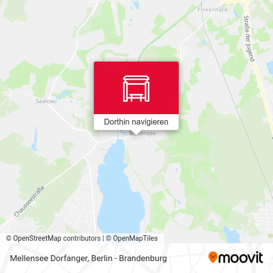 Mellensee Dorfanger Karte