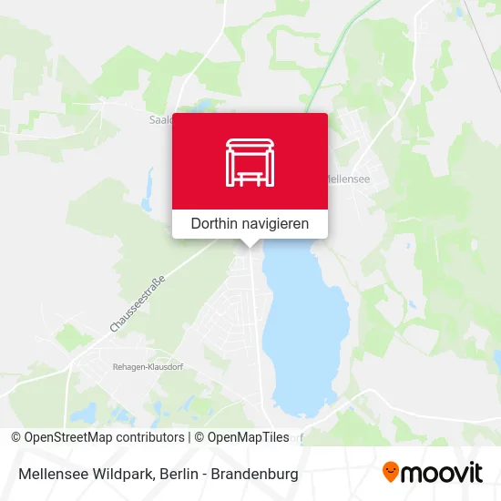 Mellensee Wildpark Karte