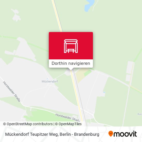 Mückendorf Teupitzer Weg Karte