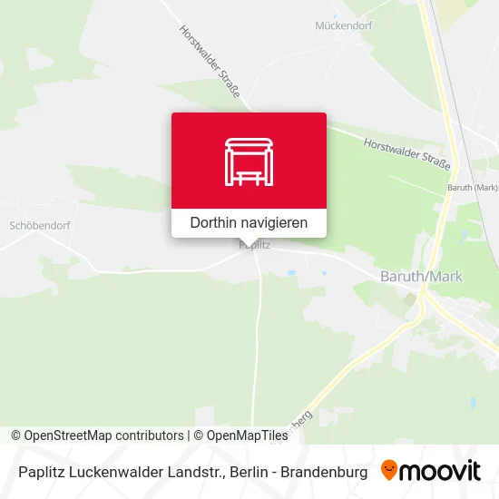 Paplitz Luckenwalder Landstr. Karte
