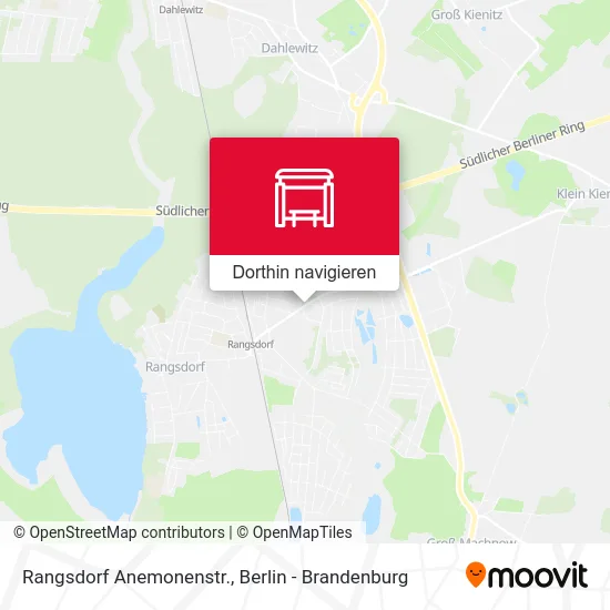Rangsdorf Anemonenstr. Karte