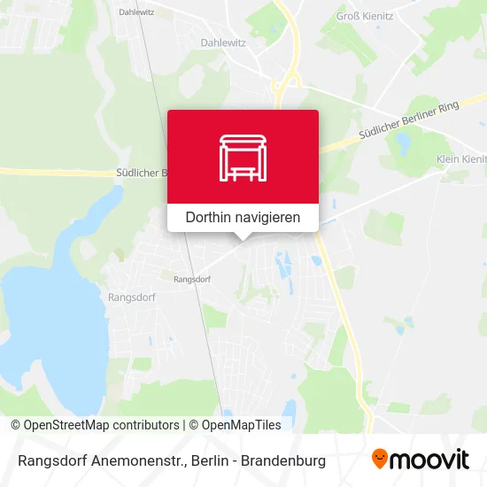 Rangsdorf Anemonenstr. Karte