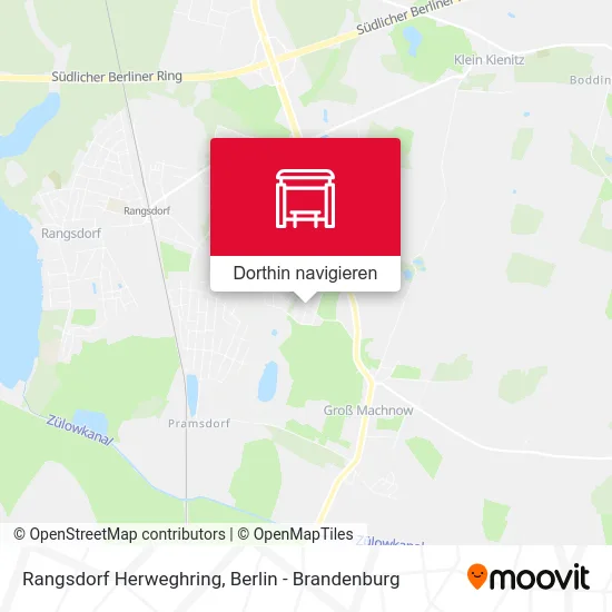 Rangsdorf Herweghring Karte