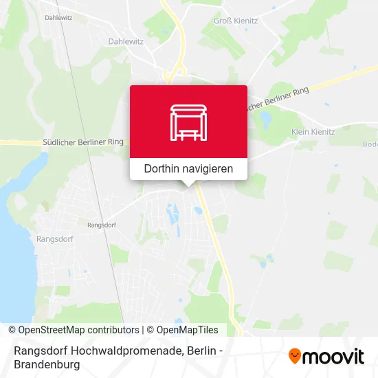 Rangsdorf Hochwaldpromenade Karte