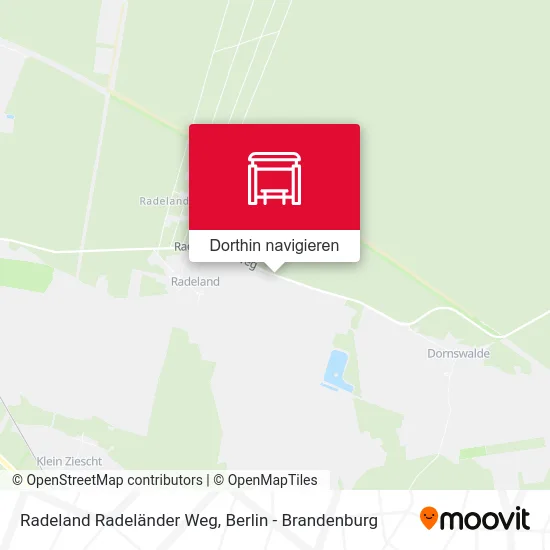 Radeland Radeländer Weg Karte