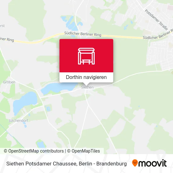 Siethen Potsdamer Chaussee Karte