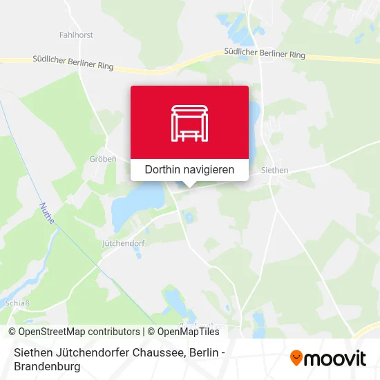 Siethen Jütchendorfer Chaussee Karte