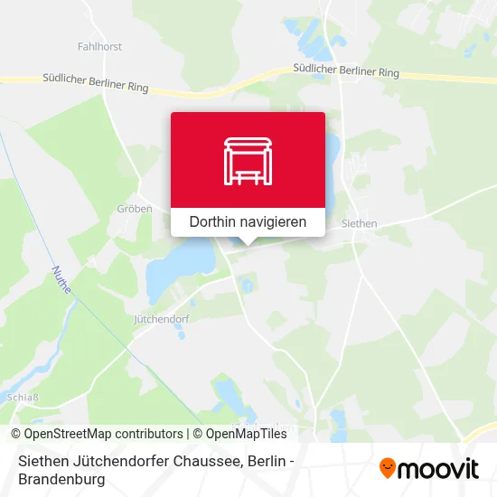 Siethen Jütchendorfer Chaussee Karte