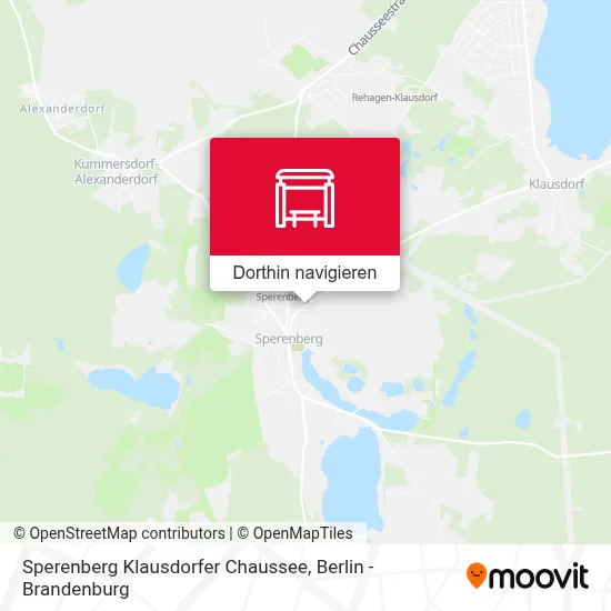 Sperenberg Klausdorfer Chaussee Karte