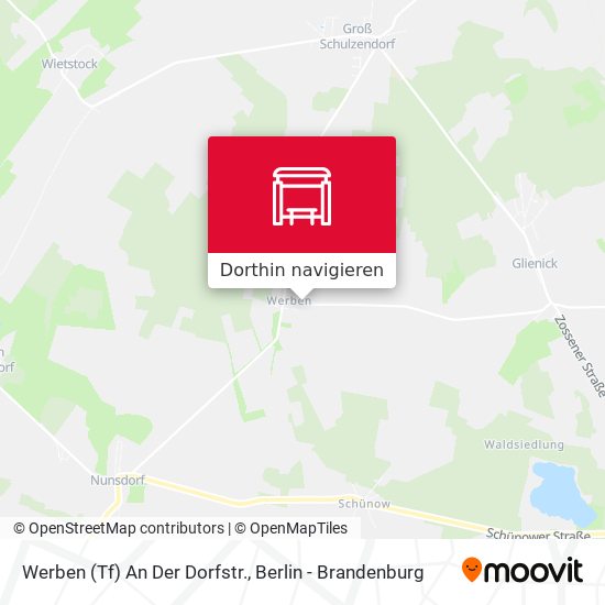 Werben (Tf) An Der Dorfstr. Karte