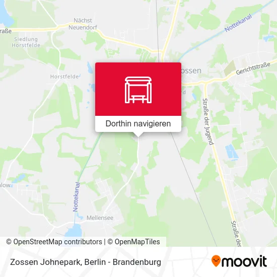 Zossen Johnepark Karte