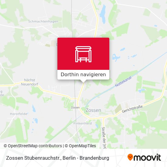 Zossen Stubenrauchstr. Karte