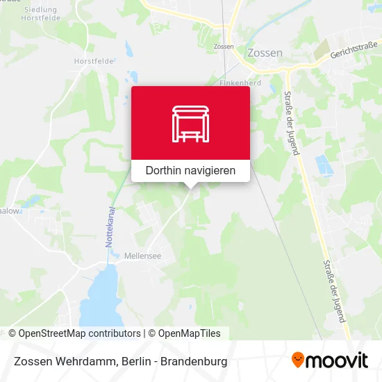 Zossen Wehrdamm Karte