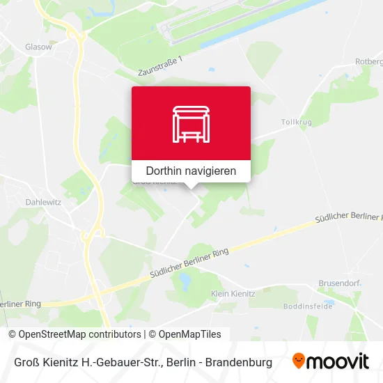 Groß Kienitz H.-Gebauer-Str. Karte