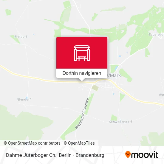 Dahme Jüterboger Ch. Karte