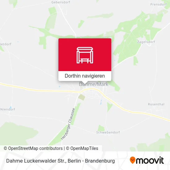 Dahme Luckenwalder Str. Karte