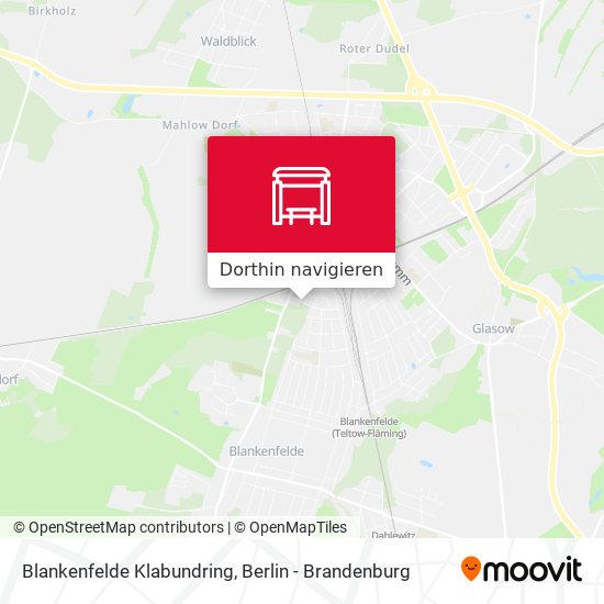 Blankenfelde Klabundring Karte