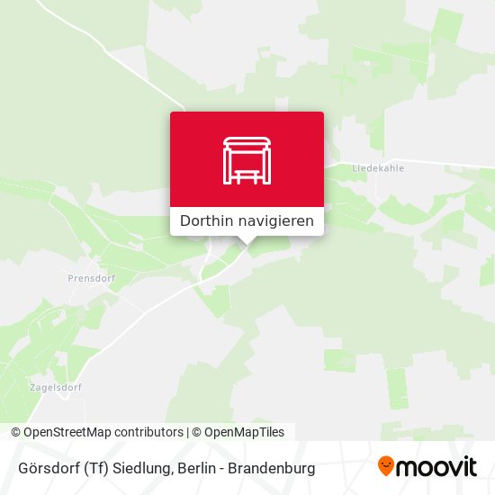 Görsdorf (Tf) Siedlung Karte