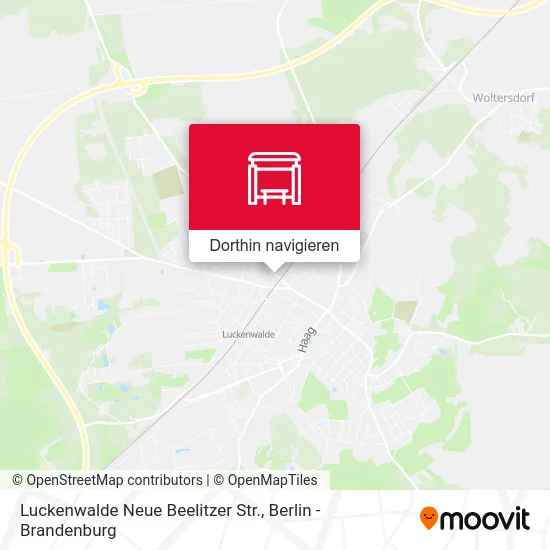 Luckenwalde Neue Beelitzer Str. Karte