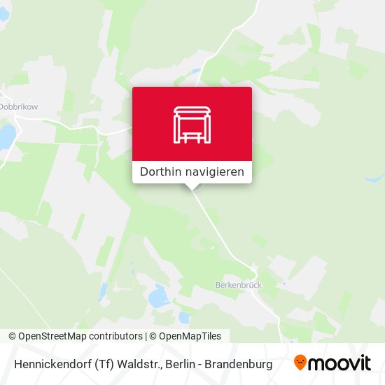 Hennickendorf (Tf) Waldstr. Karte