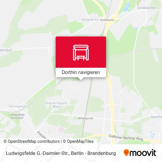 Ludwigsfelde G.-Daimler-Str. Karte