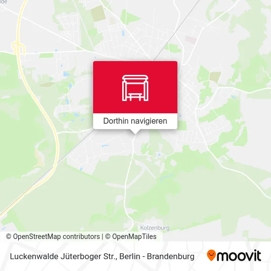 Luckenwalde Jüterboger Str. Karte