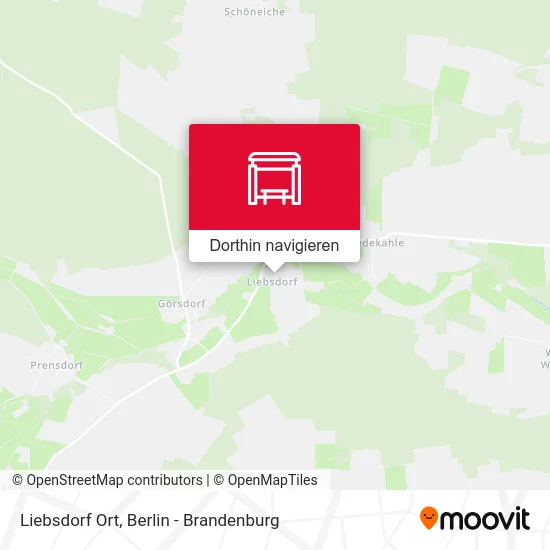 Liebsdorf Ort Karte
