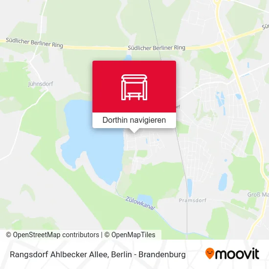 Rangsdorf Ahlbecker Allee Karte