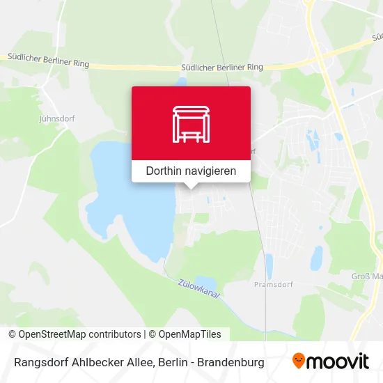 Rangsdorf Ahlbecker Allee Karte