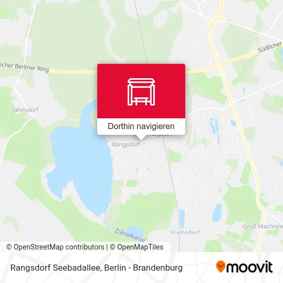 Rangsdorf Seebadallee Karte