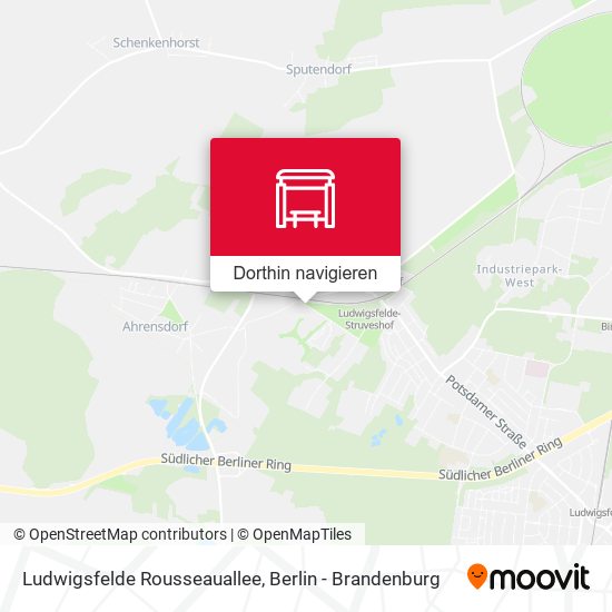 Ludwigsfelde Rousseauallee Karte