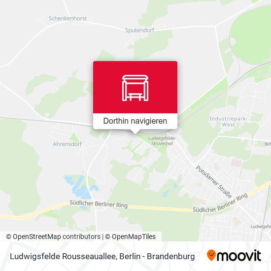 Ludwigsfelde Rousseauallee Karte