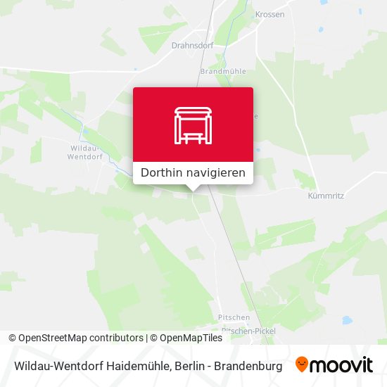 Wildau-Wentdorf Haidemühle Karte
