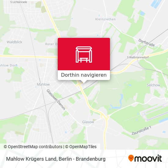 Mahlow Krügers Land Karte