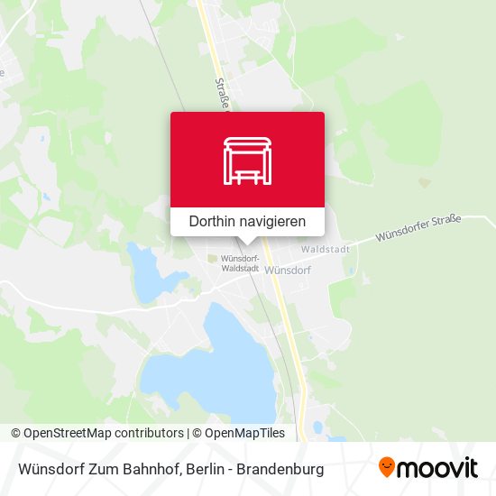 Wünsdorf Zum Bahnhof Karte