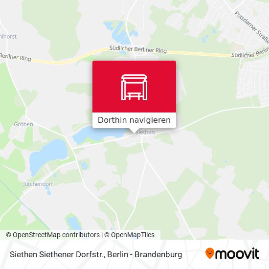 Siethen Siethener Dorfstr. Karte