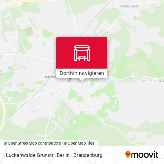 Luckenwalde Grünstr. Karte