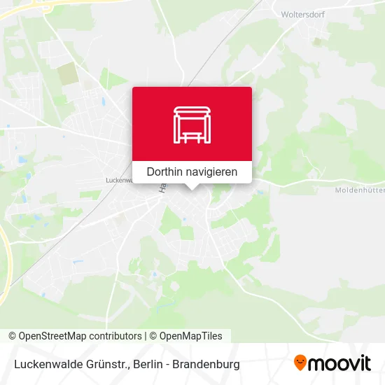 Luckenwalde Grünstr. Karte