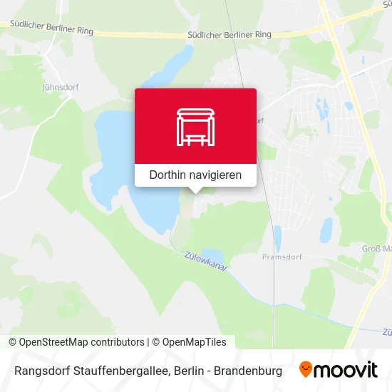 Rangsdorf Stauffenbergallee Karte