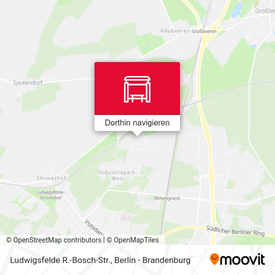 Ludwigsfelde R.-Bosch-Str. Karte