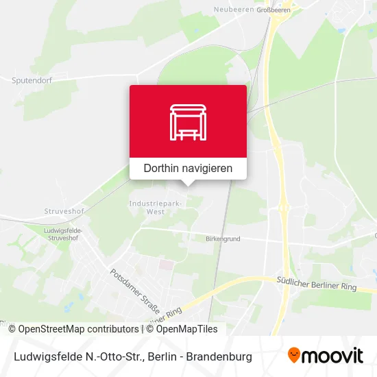 Ludwigsfelde N.-Otto-Str. Karte